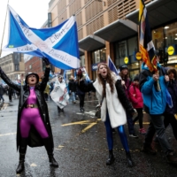 The Scottish National Party may not really want an actual independence battle just yet, but a political dust-up would help it with independence-minded Scots at the ballot box.  | REUTERS 