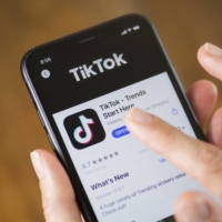 TikTok has said it’s working with the U.S. government on strengthening data security. | BLOOMBERG