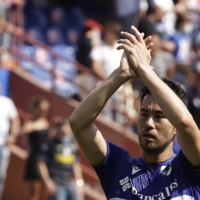 Maya Yoshida made 26 appearances for Sampdoria in the 2021-22 Italian first-division season, scoring two goals and making three assists. | REUTERS