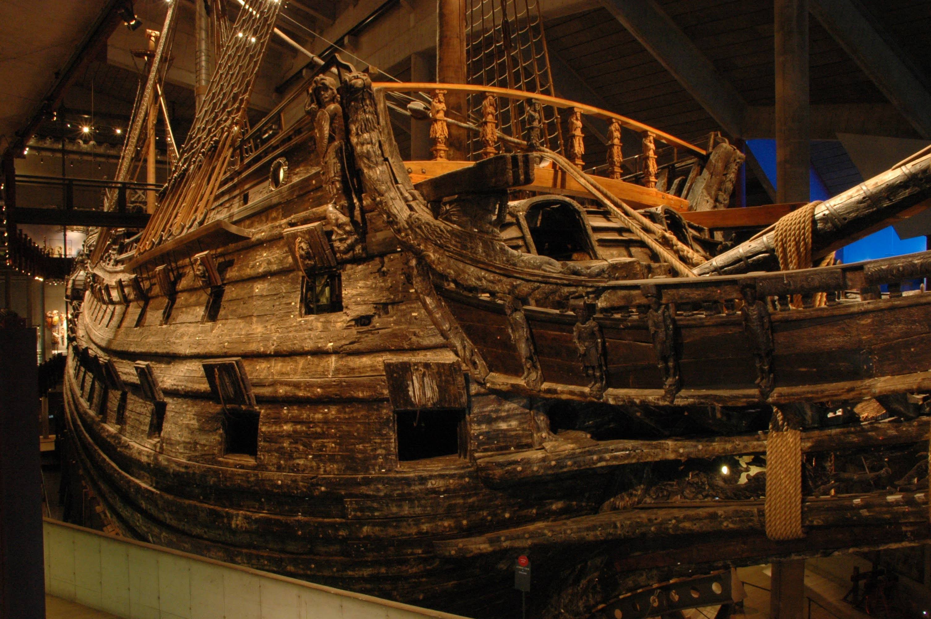 The Swedish warship Vasa sits on display at the Vasa museum in Stockholm. The vessel was salvaged in 1961. | Courtesy of Jun Kimura