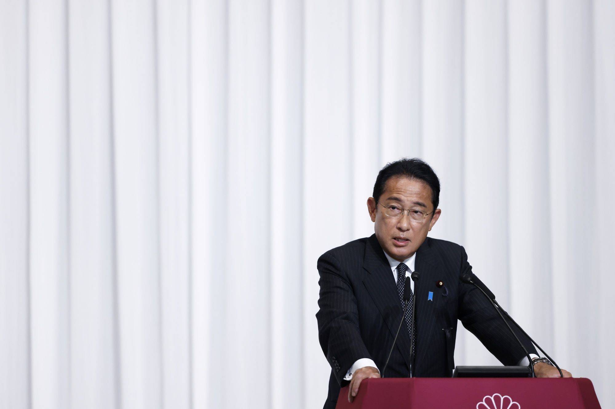 Kishida speaks during a news conference in Tokyo on Monday. Despite newfound political capital following the Upper House election, there is uncertainty about exactly what it is that Kishida wants to do over his 