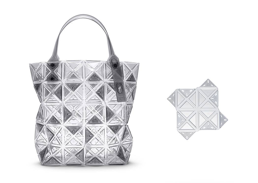 BAO BAO ISSEY MIYAKE: Black Cuboid Backpack | SSENSE