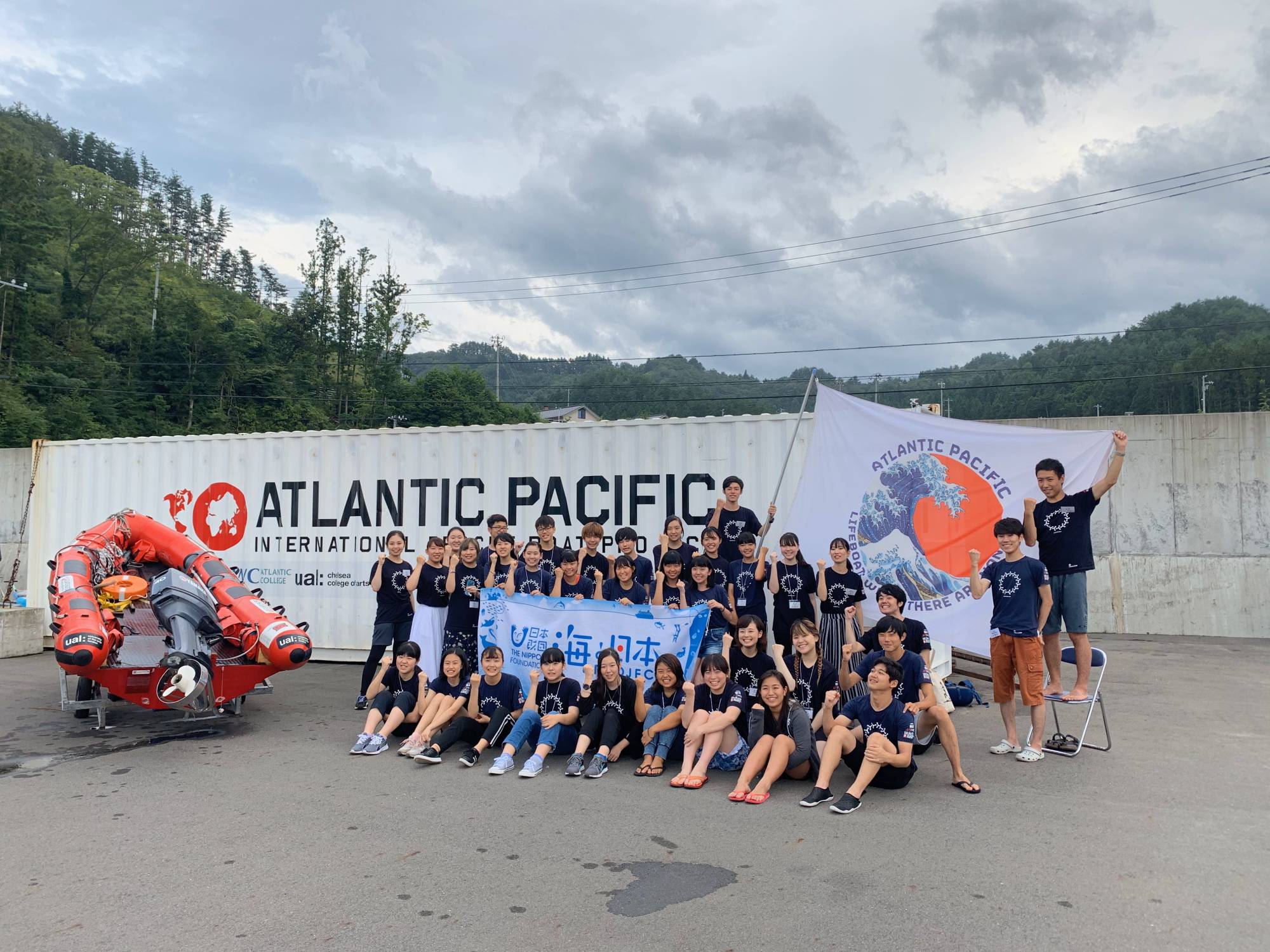 At an Atlantic Pacific International Rescue camp in Iwate Prefecture, participants experimented with repurposing marine plastic into new products. | NICK JAUSSI