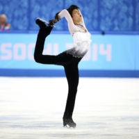 Hanyu competes at the 2014 Winter Olympics in Sochi, Russia. | CHANG W. LEE / THE NEW YORK TIMES