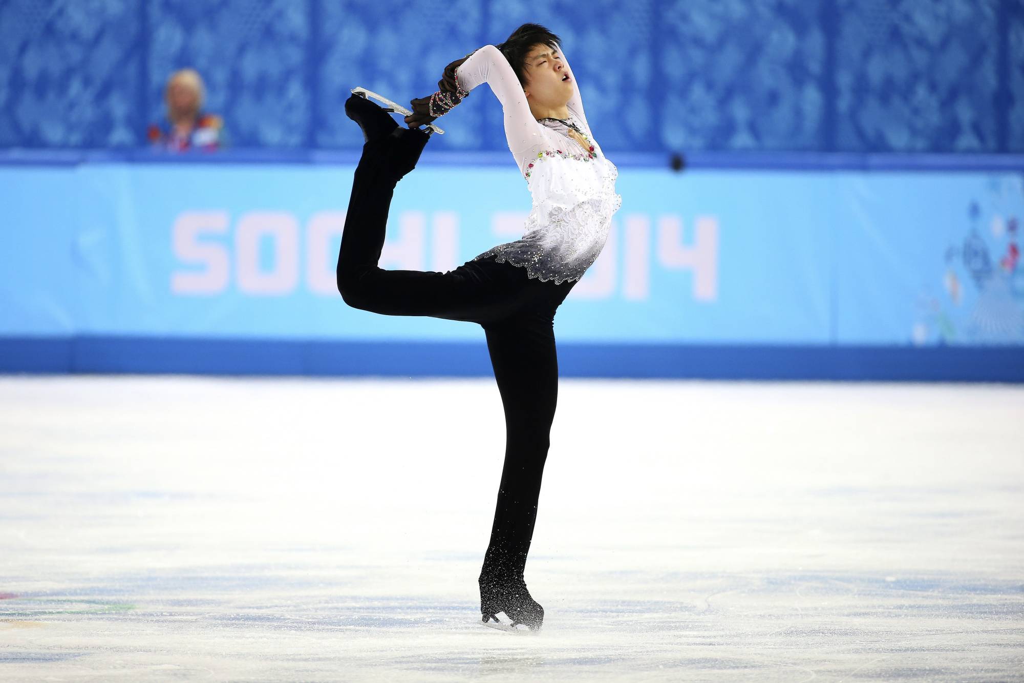 Hanyu competes at the 2014 Winter Olympics in Sochi, Russia. | Chang W. Lee / The New York Times