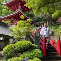 After decades of the daily grind, the Shikoku pilgrimage\'s uninterrupted calm serves as a welcome change of pace for retired executives. | COURTESY OF LARRY BATES
