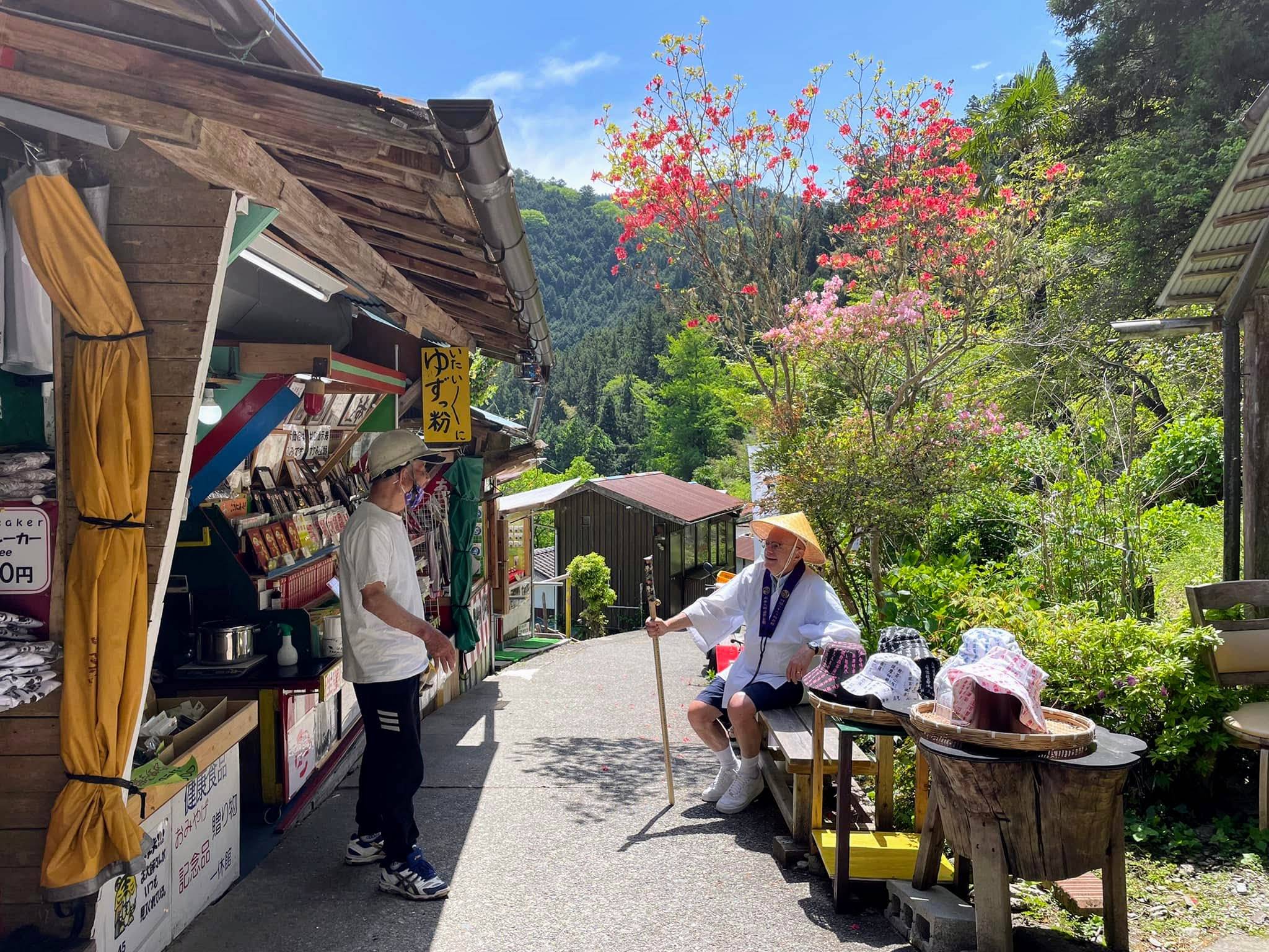 Larry Bates says speaking to monks and merchants and soaking in Shikoku's bucolic scenery did wonders for his transition to retired life. | COURTESY OF LARRY BATES