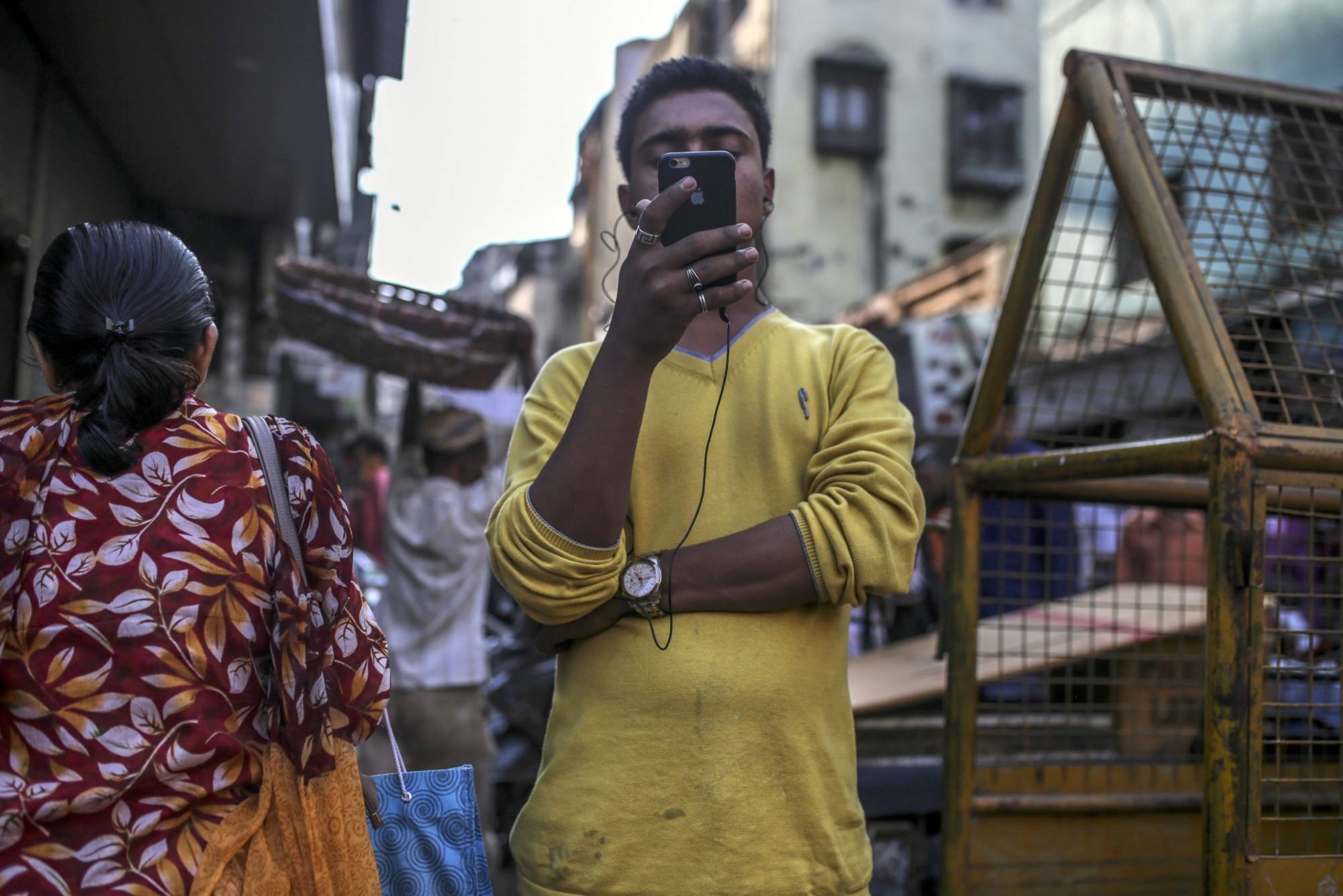 Men accounted for 75% of Facebook's monthly active users in India last year. That compared with 62% of internet users more broadly in early 2020. | Bloomberg