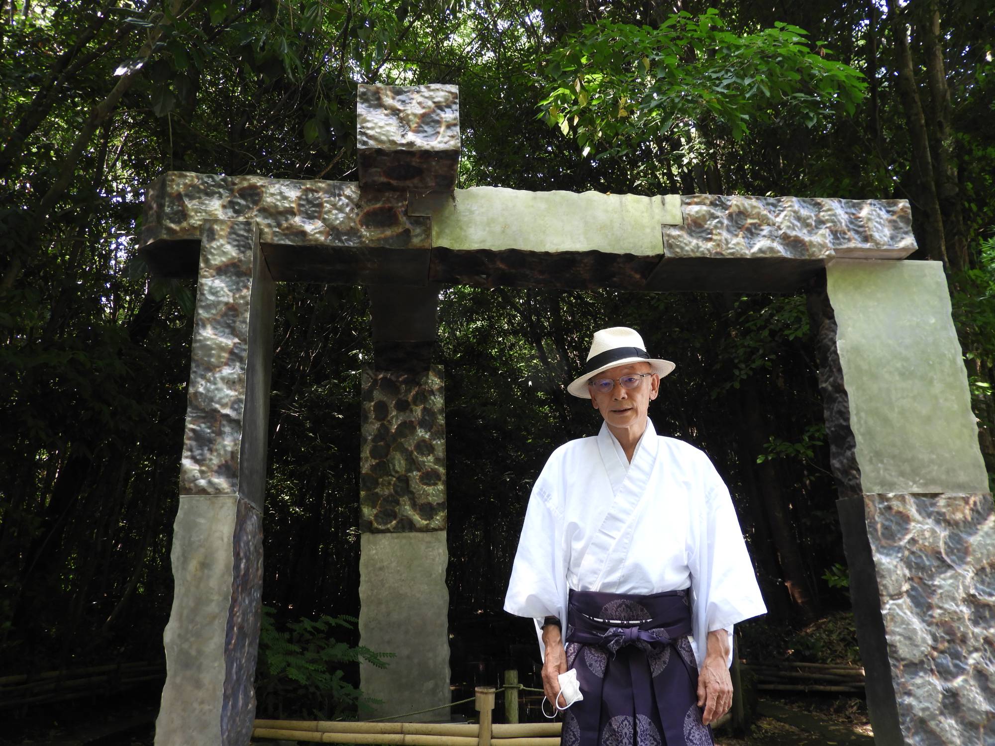 Shinto priest Kiyokazu Kusayama views thriving forests as central to Japan's sense of cultural identity. | JOAN BAILEY
