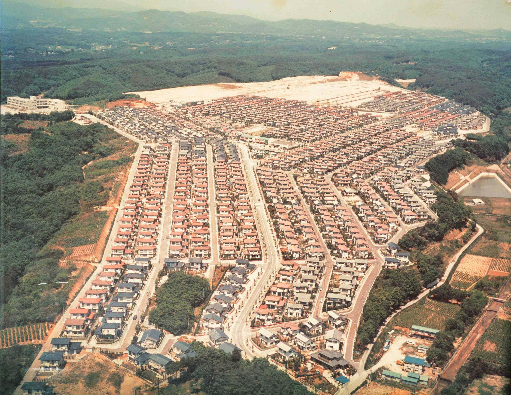 Hatoyama New Town in May 1978 | Courtesy of Hatoyama Town