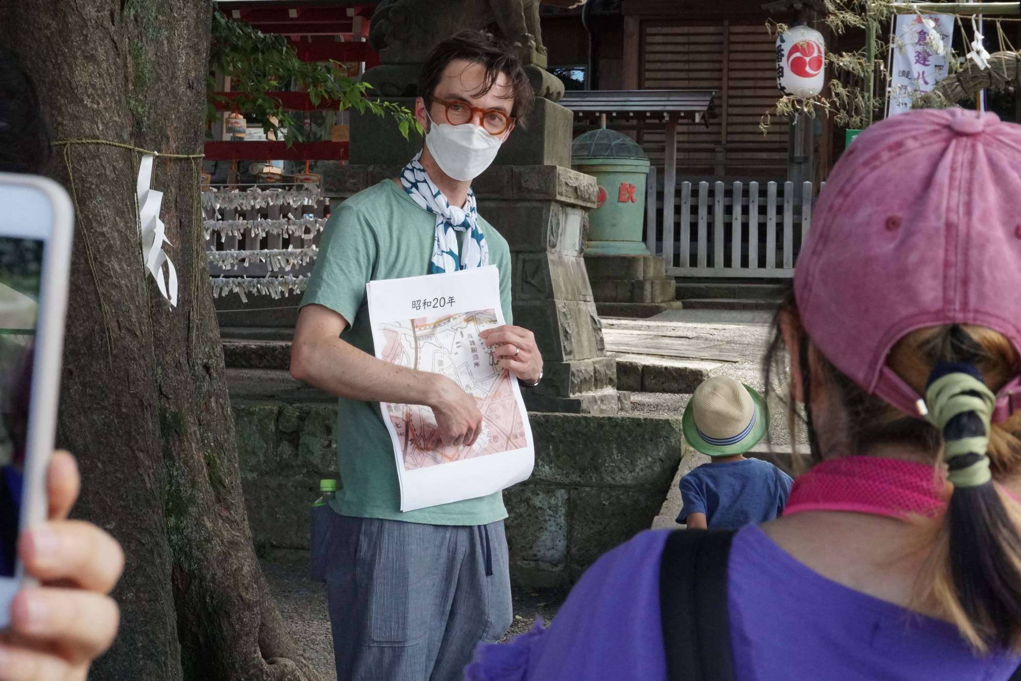A key figure in Inari-yu's restoration, Sam Holden also leads attendees on tours of the northwestern Tokyo neighborhood that it calls home. | MARA BUDGEN 