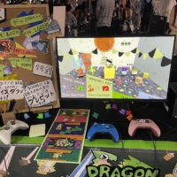 Four-player party game Dragon Drop won a sponsor award during this year\'s BitSummit. | JASON COSKREY