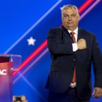 Hungarian Prime Minister Viktor Orban addresses the Conservative Political Action Conference in Dallas on Aug. 4. | 
EMIL LIPPE / THE NEW YORK TIMES