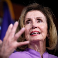 U.S. House Speaker Nancy Pelosi answers questions during a news conference about her recent Congressional delegation trip to the Indo-Pacific region, on Capitol Hill in Washington, on Wednesday. | REUTERS
