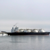 A Japanese LNG carrier near Korsakov on Sakhalin island. For resource-poor Japan, the Sakhalin-2 project is an important source for its energy security. It buys about 9% of its LNG from Russia, mainly from the project.  | REUTERS