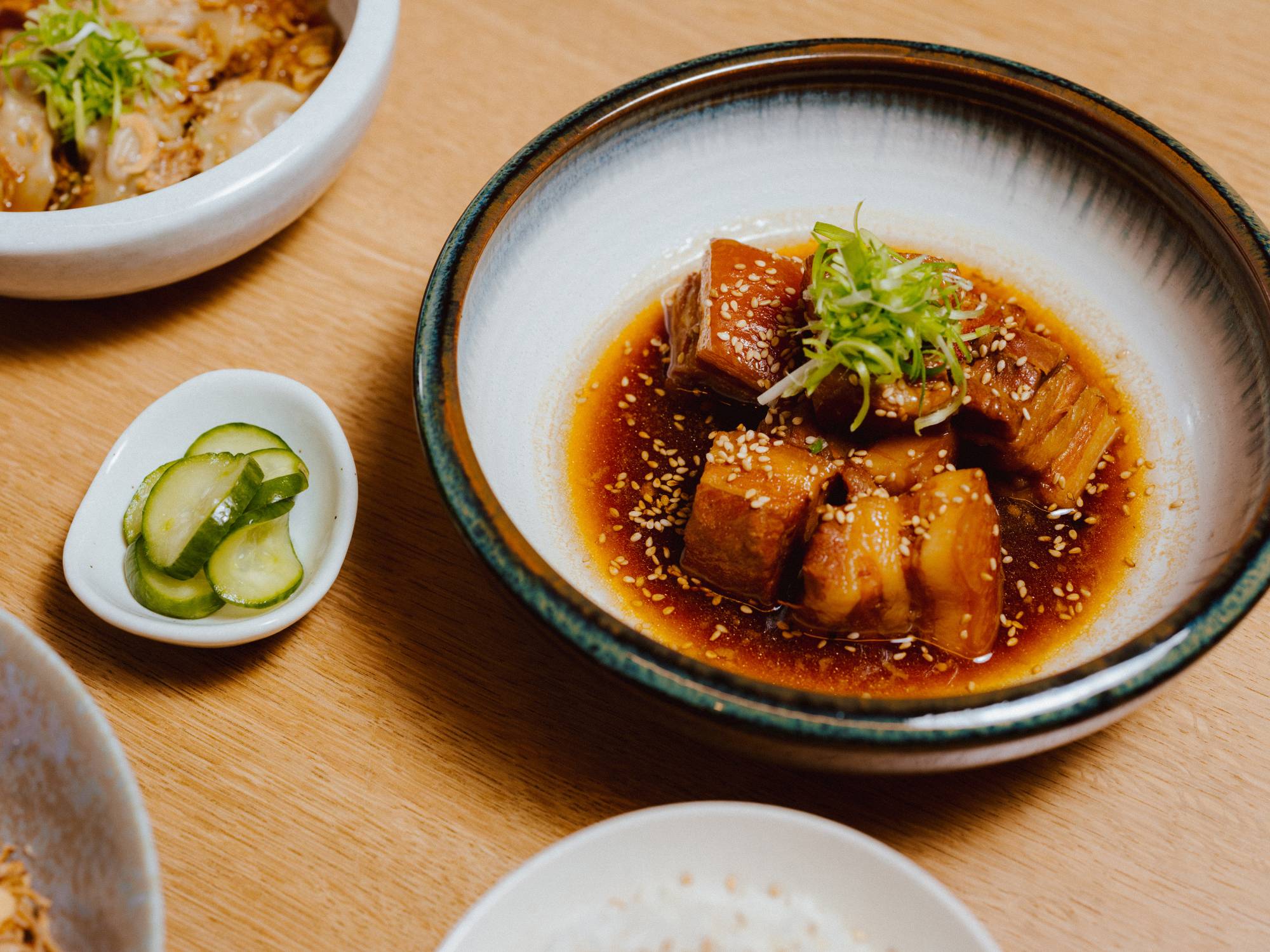 Good to Eat Dumplings' dry-braised pork belly is just one example of ever-evolving Taiwanese cuisine. | Mark Davis / The New York Times
