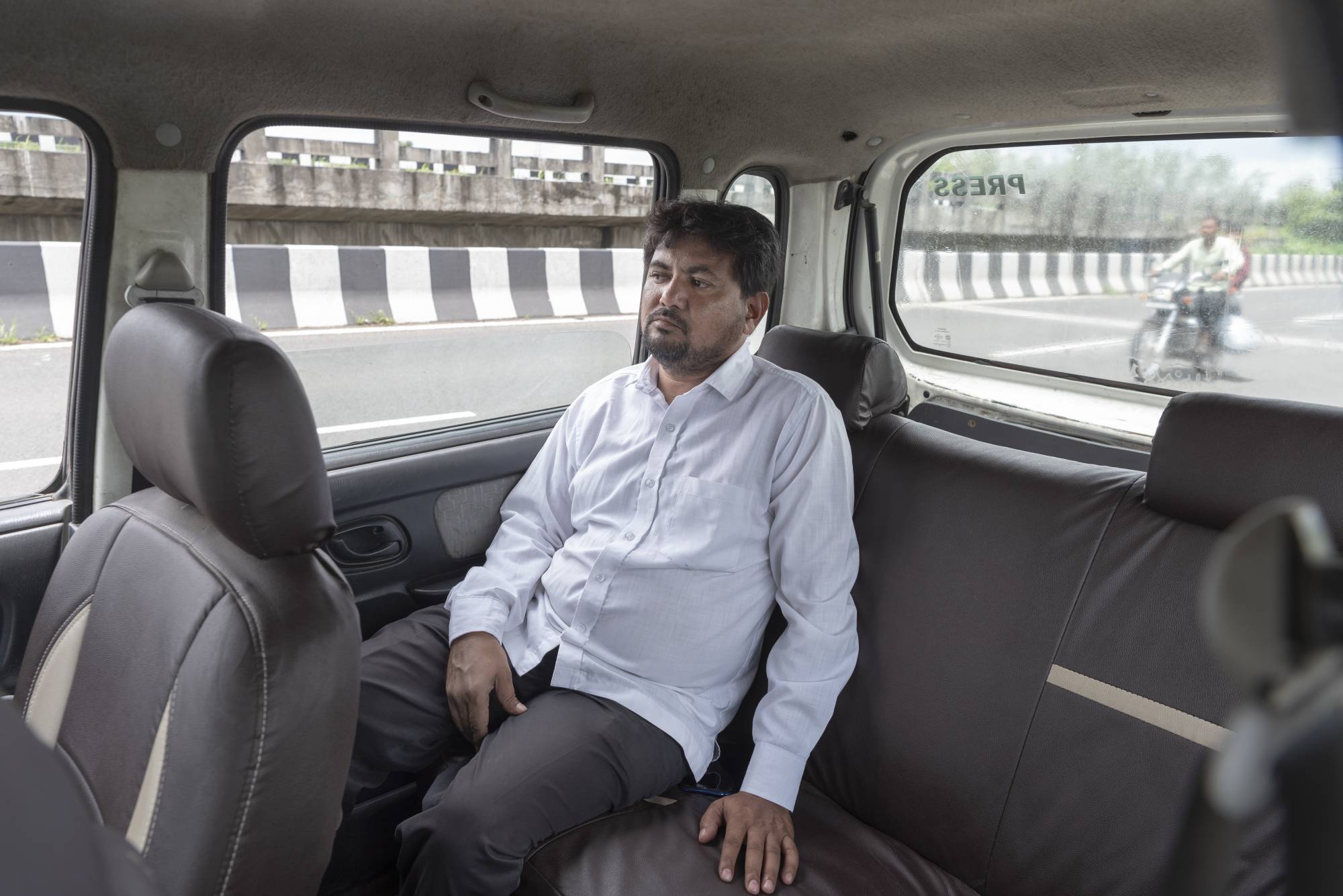 Yakub Rasul, the husband of Bilkis Bano, a Muslim woman who was raped and her 3-year-old daughter killed by a Hindu mob in 2002, in Godhra, India, on Friday. 