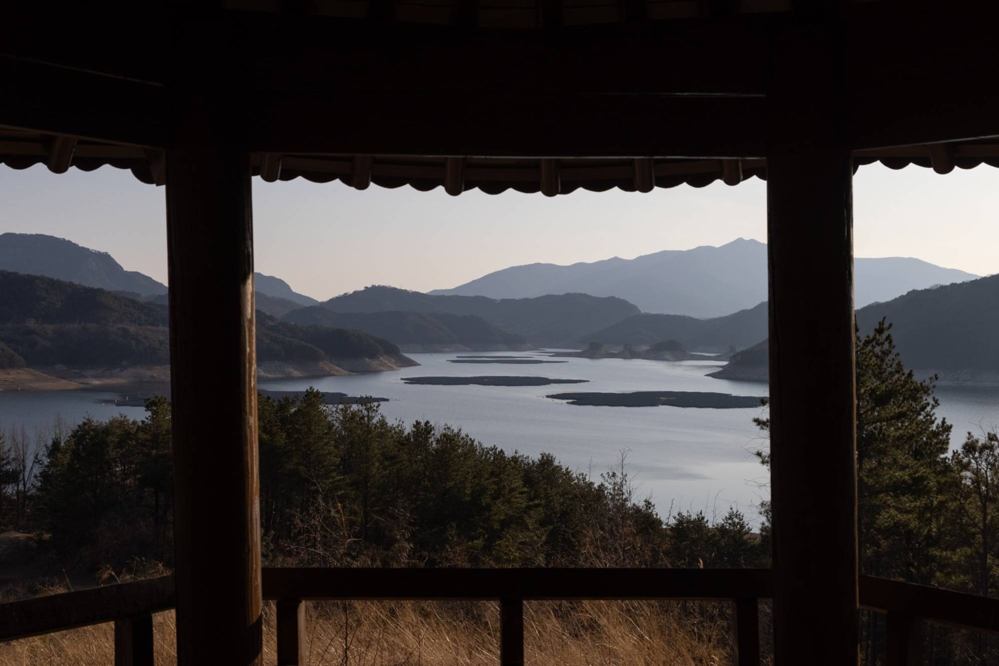 Floating solar panels on the Hapcheon Dam in South Korea | Bloomberg