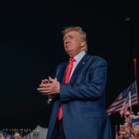 Former U.S. President Donald Trump at a rally in Waukesha, Wisconson, on Aug. 5.  | JAMIE KELTER DAVIS / THE NEW YORK TIMES