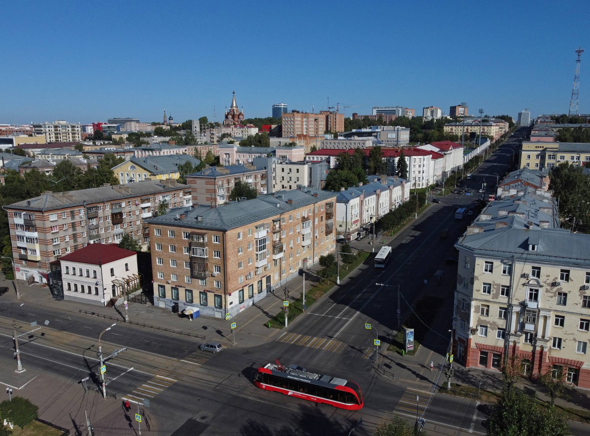 The city of Izhevsk, Russia, on Aug. 20. Russia's record employment signals a surprisingly smooth decoupling from the West, yet pressures are building inside its economic machine. | REUTERS