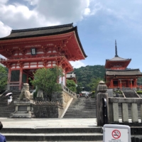 Kyoto\'s Kiyomizu Temple, a favorite for tourists visiting Japan, is nearly empty in the early days of the COVID-19 pandemic in July 2020.  | REUTERS