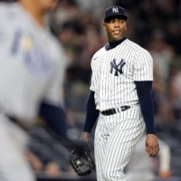 Aroldis Chapman optimistic he'll be back after 'scary' infection - The Japan Times
