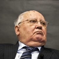 Former Soviet leader Mikhail Gorbachev attends a meeting of Nobel Peace Prize laureates in Chicago on April 23, 2012. | NATHAN WEBER / THE NEW YORK TIMES