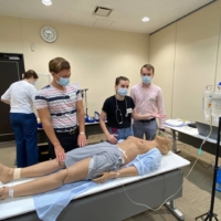 Kashchii at the DMAT training in Fukushima | ULIANA KASHCHII
