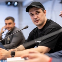 Ukraine\'s digital transformation minister Mykhailo Fedorov in Lugano, Switzerland, on July 4. After the invasion of Ukraine began, Fedorov called for distributed denial of service cyberattacks on Russian companies and organizations. | POOL / VIA REUTERS