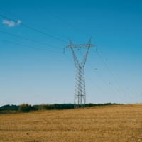 Power lines near a wind turbine farm in Sintra, Portugal. | MATILDE VIEGAS / THE NEW YORK TIMES