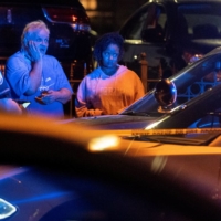 Memphis police officers work at one of multiple locations they believe a man went on a shooting spree while driving around Memphis, Tennessee, on Wednesday. | USA TODAY NETWORK / VIA REUTERS