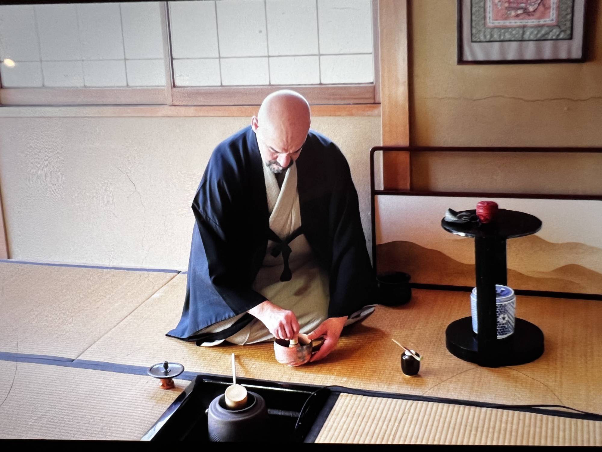 Urasenke instructor Randy Channell Soei tends toward the traditional, but even he doesn't turn his nose up as new innovations in the tea ceremony community. | COURTESY OF RANDY CHANNELL SOEI