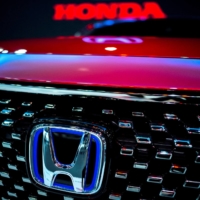 The Honda Motor logo at the 43rd Bangkok International Motor Show in Thailand in March | REUTERS