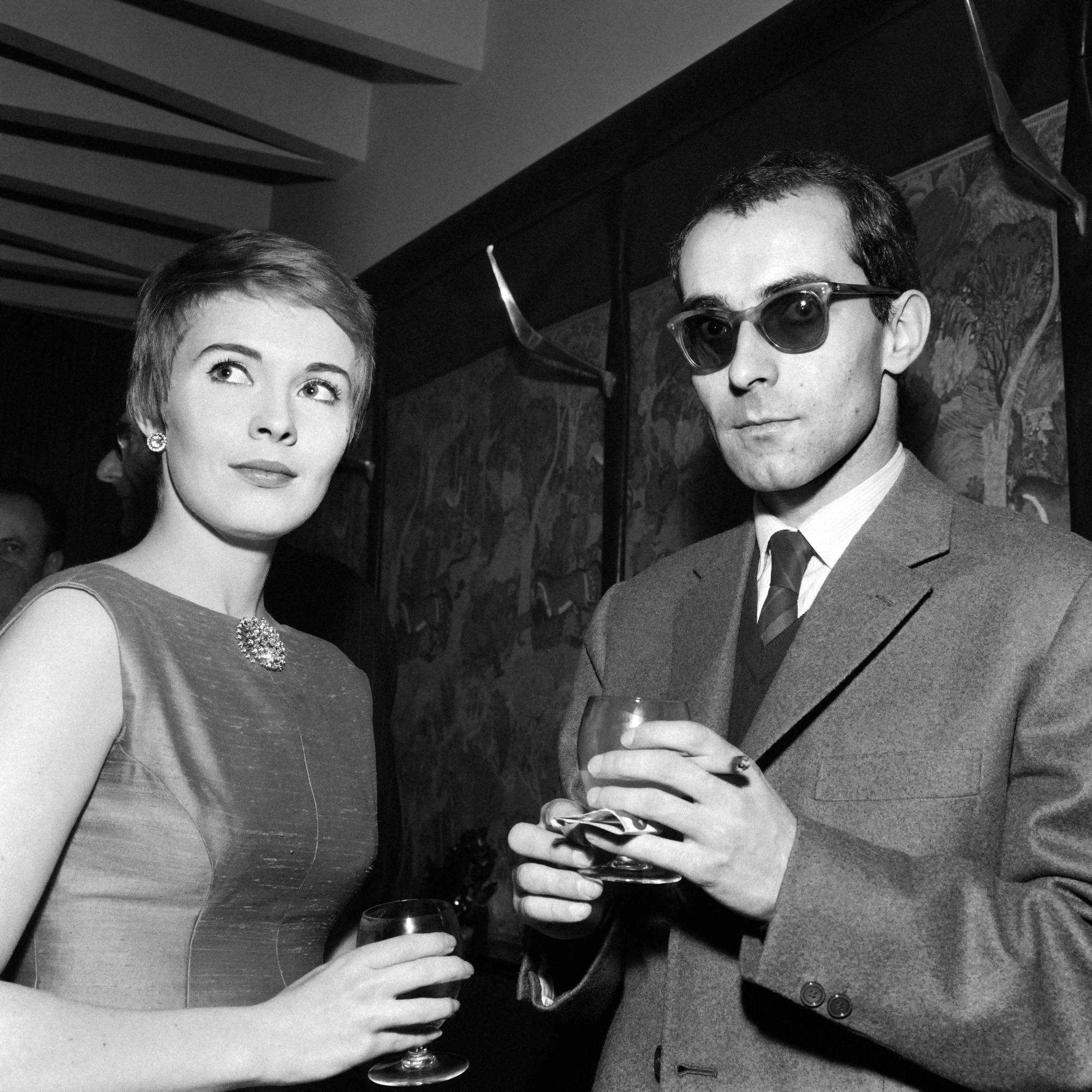 Actress Jean Seberg and Godard in Paris in 1960 | AFP-JIJI
