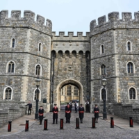 Windsor Castle, west of London, on Tuesday.  | AFP-JIJI