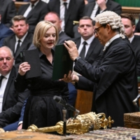 Britain\'s post-war leaders had diverse work and other experiences before taking office; today\'s leaders, such as Liz Truss, are more likely to be career politicians who grew up in the system.

 | U.K. PARLIAMENT / J. TAYLOR / VIA REUTERS 