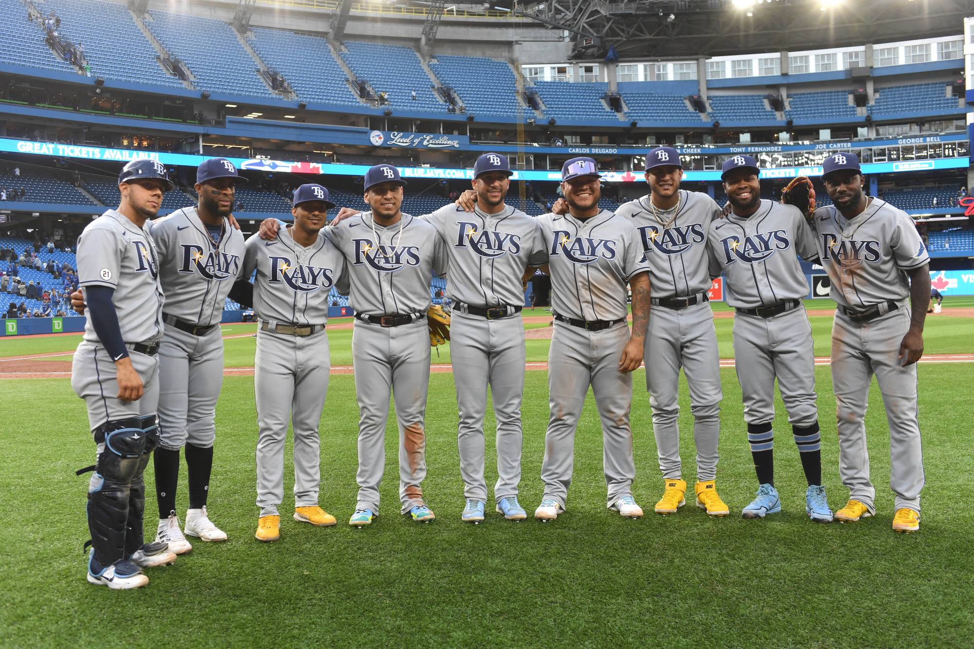 tampa bay rays uniform history