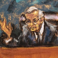 Judge Raymond Dearie presides over his first public hearing since his appointment as special master to review documents seized by the FBI from Donald Trump\'s Florida home, at a courtroom in New York on Tuesday. | REUTERS