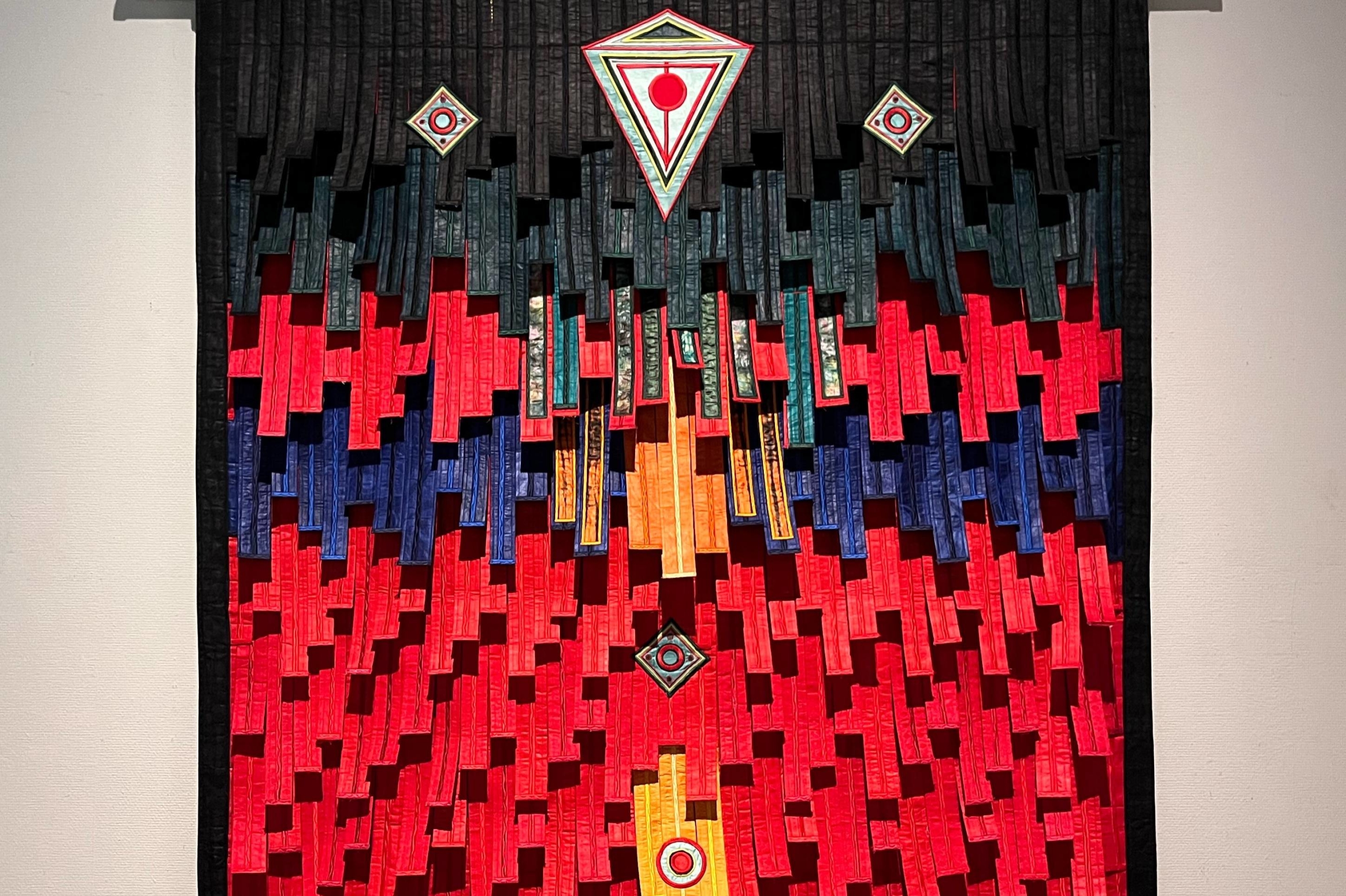 Abdoulaye Konate’s textile work at Aichi Triennale 2022 | THU-HUONG HA 