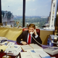 Donald Trump in his office in Trump Tower in 1987 | GETTY IMAGES / VIA BLOOMBERG 