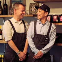 Stephen Milne (left) and Fumihiro Tanaka have launched a coffee business that they hope can double as a way to provide mental health support for 
the international community in the future.  | STEPHAN JARVIS