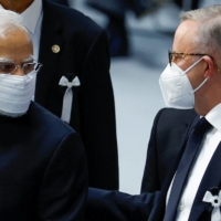 Indian Prime Minister Narendra Modi (left) and Australian Prime Minister Anthony Albanese | POOL / VIA REUTERS