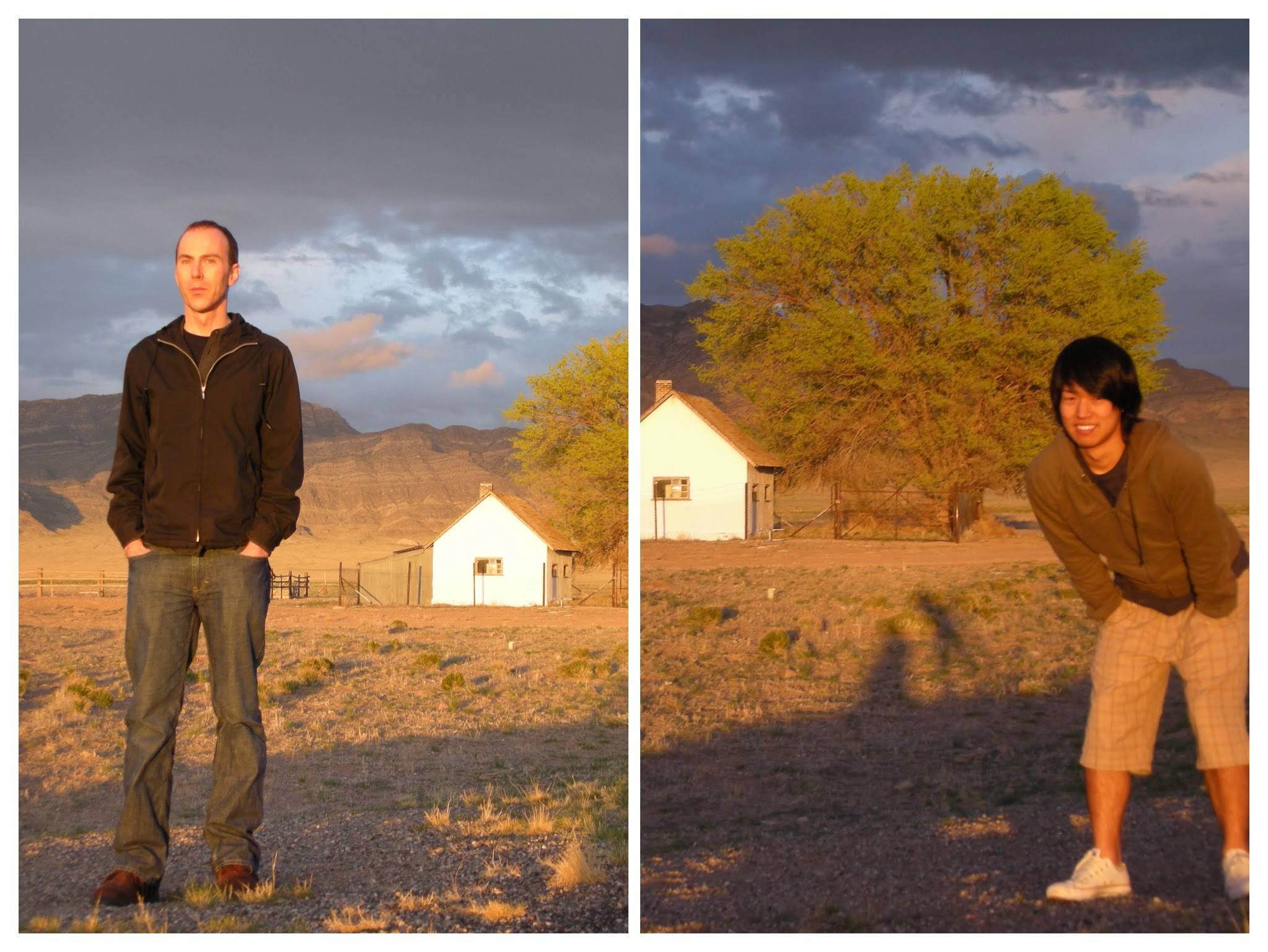 Andrew High and now husband Kohei in Utah in 2007 | ANDREW HIGH