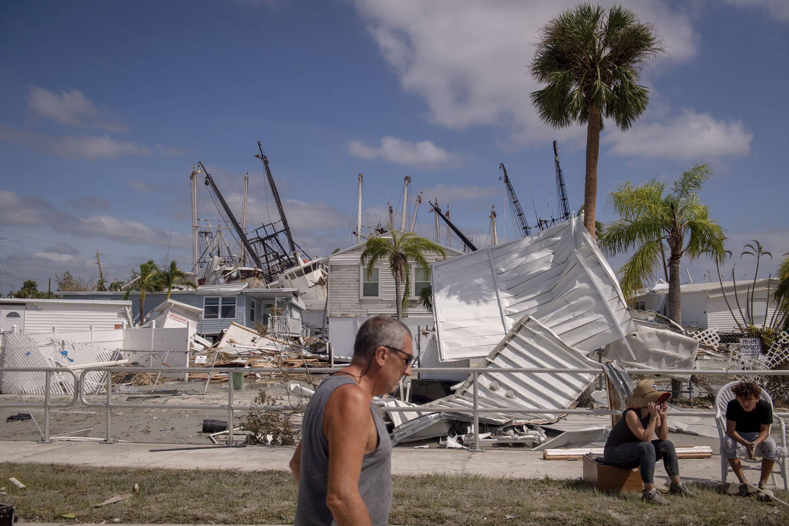 Destruction from Hurricane Ian in Fort Myers Beach | Hilary Swift / The New York Times