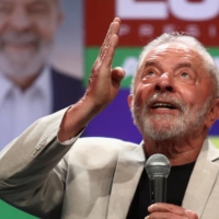 Former Brazilian president and current presidential candidate, Luiz Inacio Lula da Silva, speaks during a news conference in Sao Paulo on Saturday.  | REUTERS