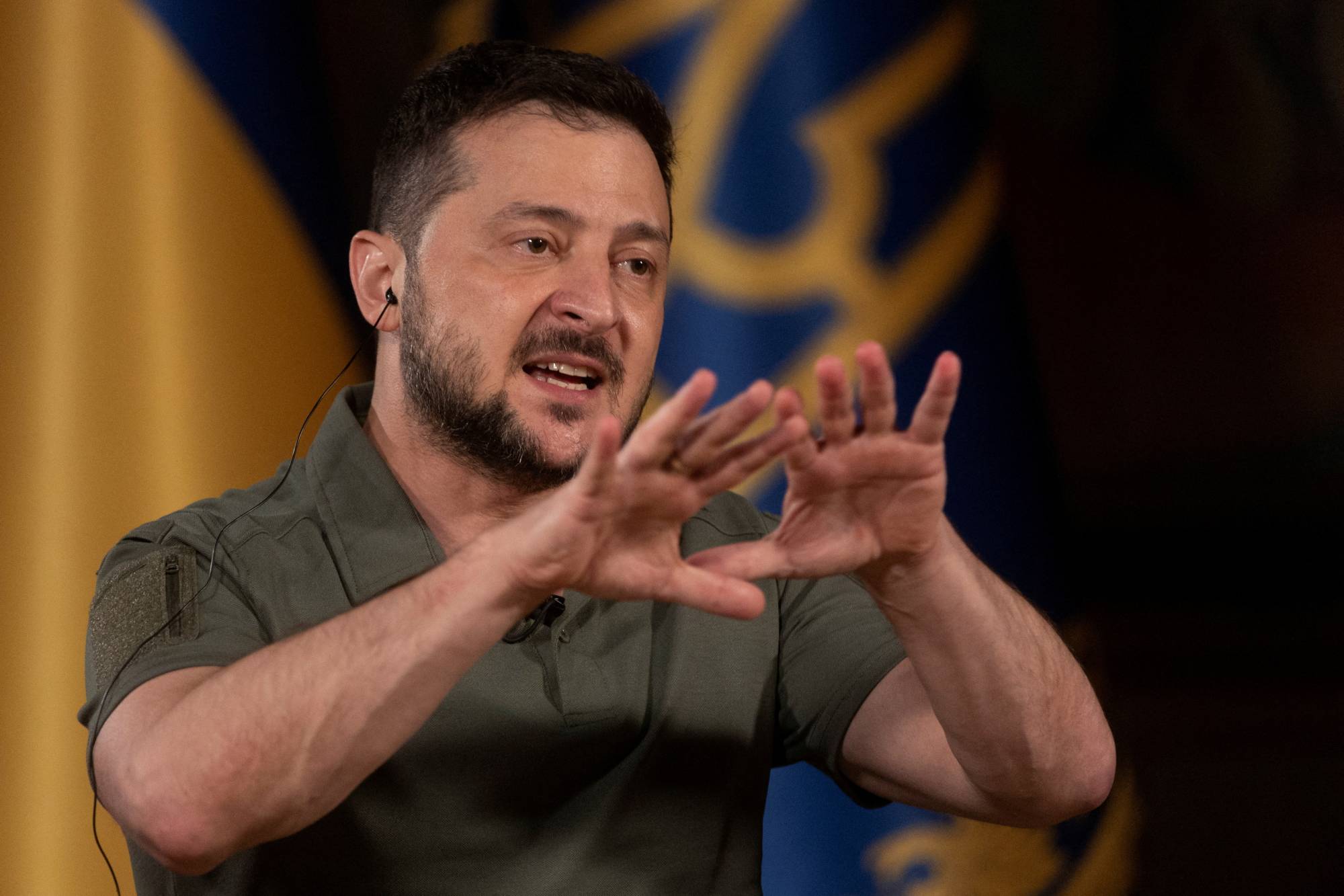 Ukraine's President Volodymyr Zelenskyy in Kyiv on Sept. 16 | REUTERS