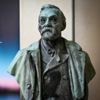 A bust of Alfred Nobel at the Karolinska Institute in Stockholm | TT NEWS AGENCY / VIA REUTERS