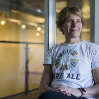 Carolyn Bertozzi, a chemist at Stanford in California, is the eighth woman to win the chemistry Nobel. | JAMES TENSUAN / THE NEW YORK TIMES