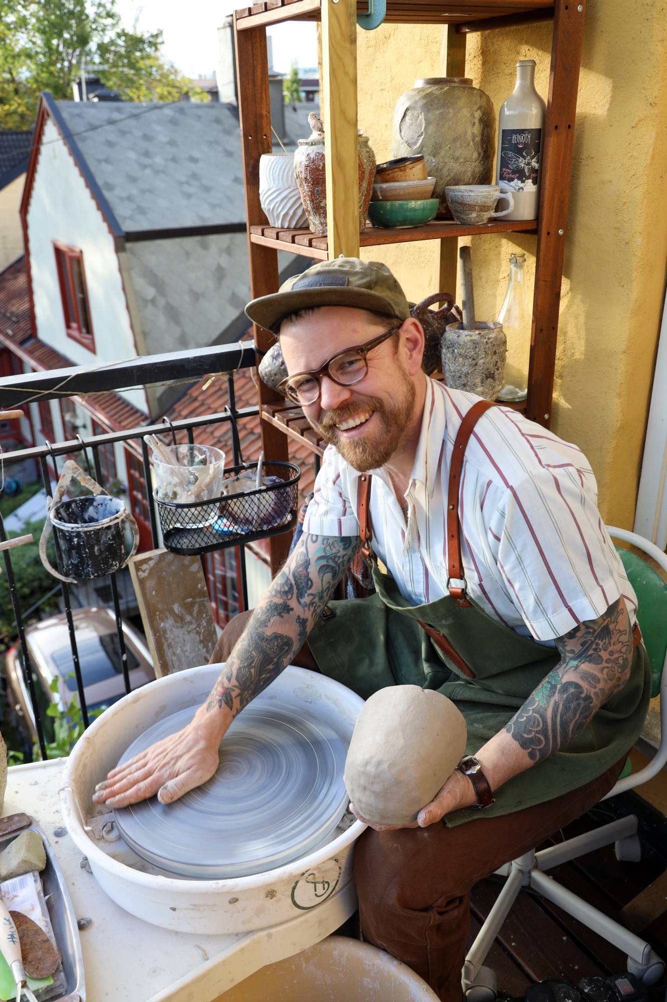 Halvor Skiftun Digernes found his calling as a ceramic artist after pursuing numerous creative interests such as acting, mixology and running his own coffee shop.  | JACOB SPANGENBERG