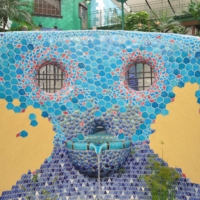A fountain made from local Aichi tiles | THU-HUONG HA